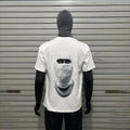 IH NOM UH NIT Textured Mask Pearl Graphic Tee - White