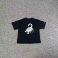 Mertra Tribal Scorpion Graphic Tee - Black