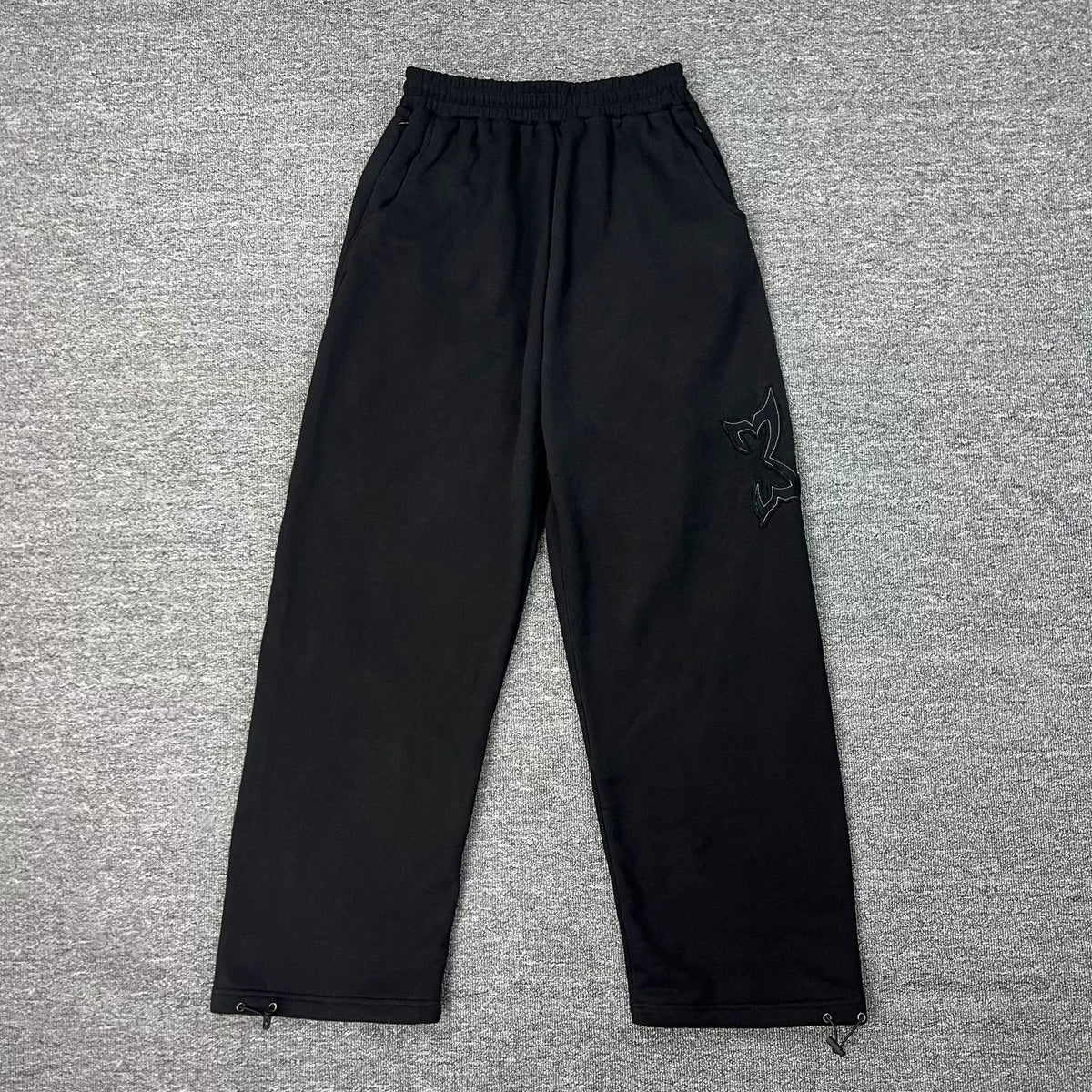 Mertra Straight-Leg Sweatpants - Black