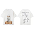 IH NOM UH NIT Masked Female Script Tee - Off-White
