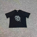 Mertra Graphic Logo Tee - Black (Monochrome Pattern)