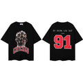IH NOM UH NIT Chicago 91 Rodman Braids Graphic Tee - Black