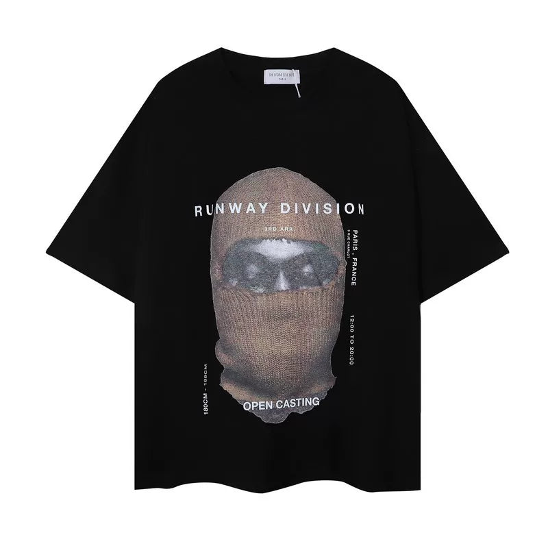 IH NOM UH NIT Runway Division Mask Graphic Tee - Black