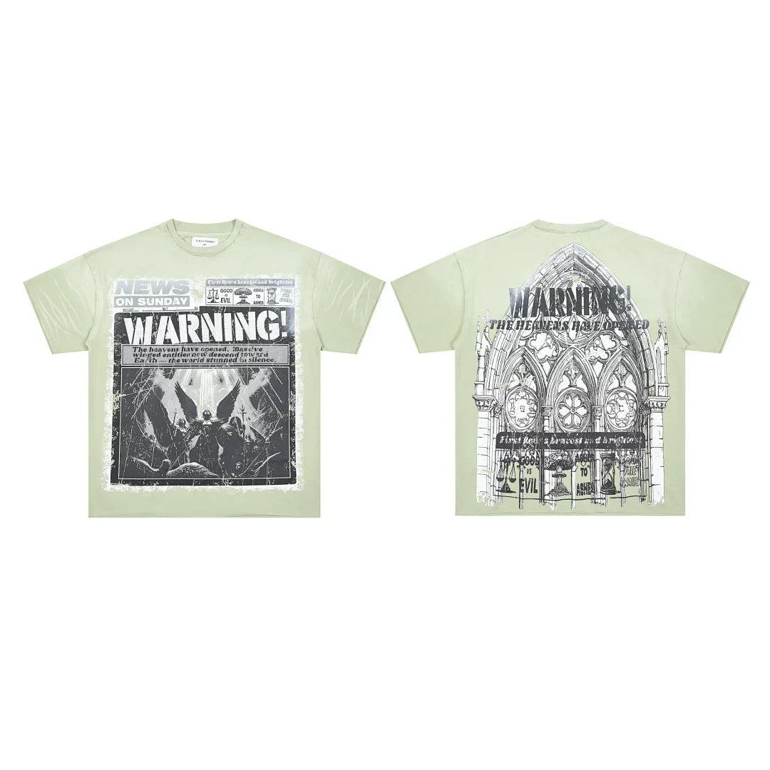 First Row “Warning! The Seals Have Opened” Graphic Vintage Tee