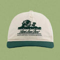 Aimé Leon Dore World Graphic Hat - Cream / Forest Green