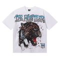 Life Hustlers Wounded Leopard Graphic Tee - White