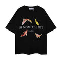 IH NOM UH NIT Koi Fish Graphic Tee - Black
