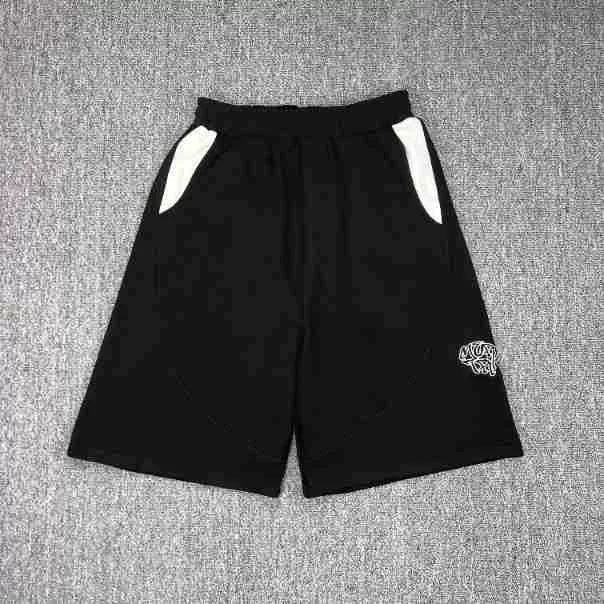 Mertra Contrast Pocket Sweat Shorts - Black/White