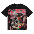 Life Hustlers Cyberpunk Cyborg Graphic Tee - Black
