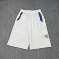 Mertra Contrast Pocket Sweat Shorts - Light Grey/Blue