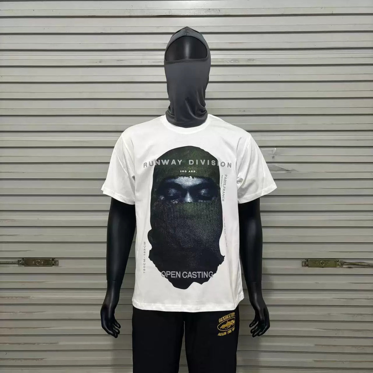 IH NOM UH NIT Runway Division Mask Tee - White