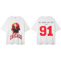 IH NOM UH NIT Chicago 91 Dye Hair Graphic Tee - Off-White